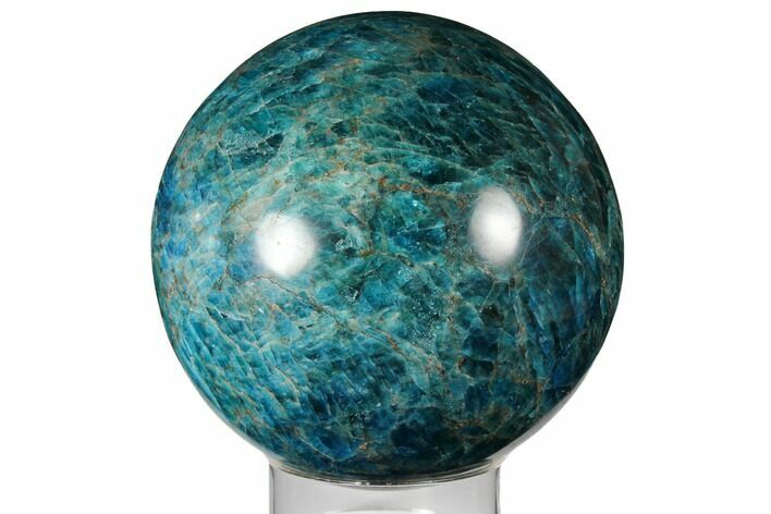 Bright Blue Apatite Sphere - Madagascar #133093
